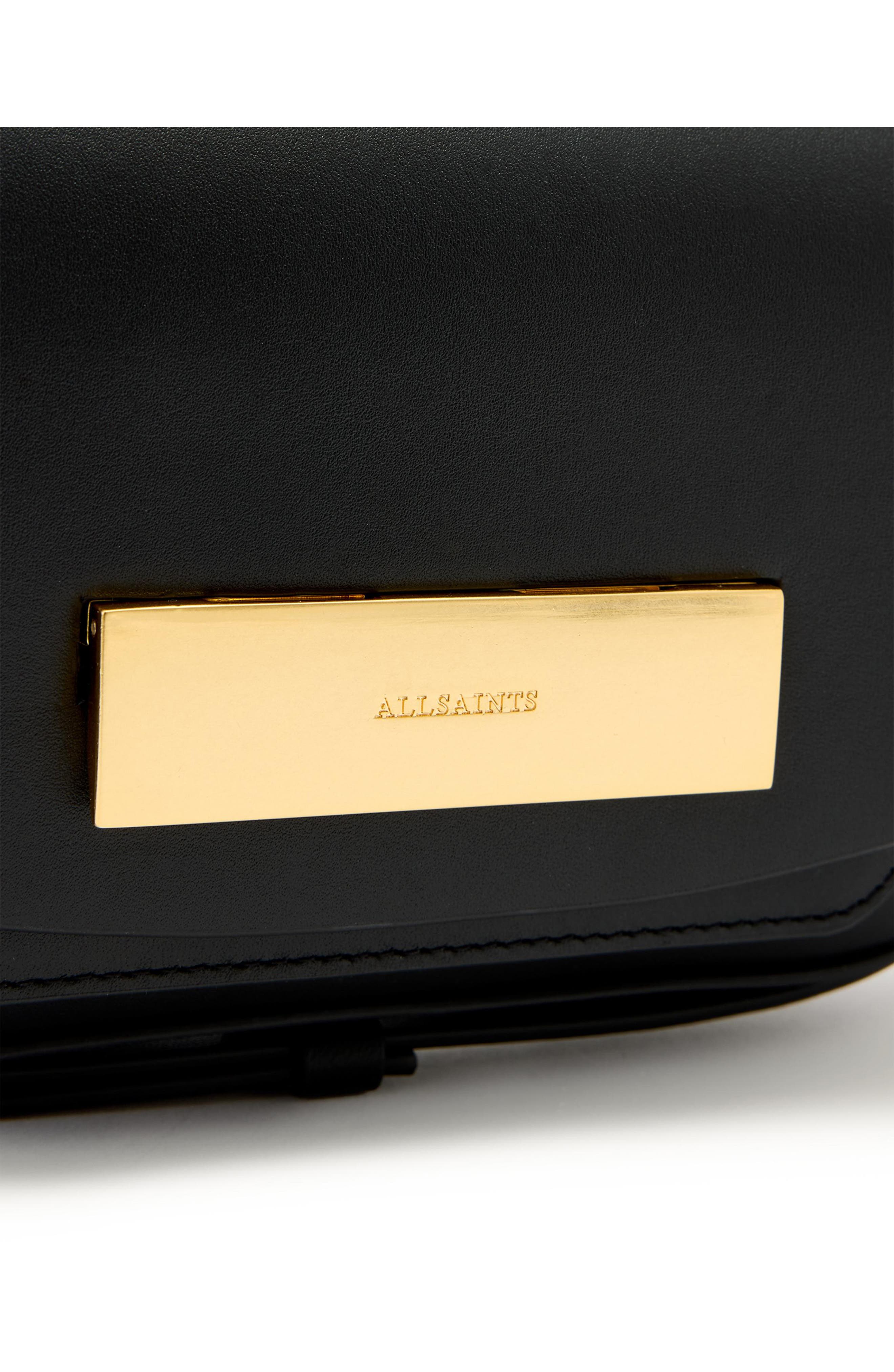 AllSaints Etta Leather Crossbody Bag, Alternate, color, 