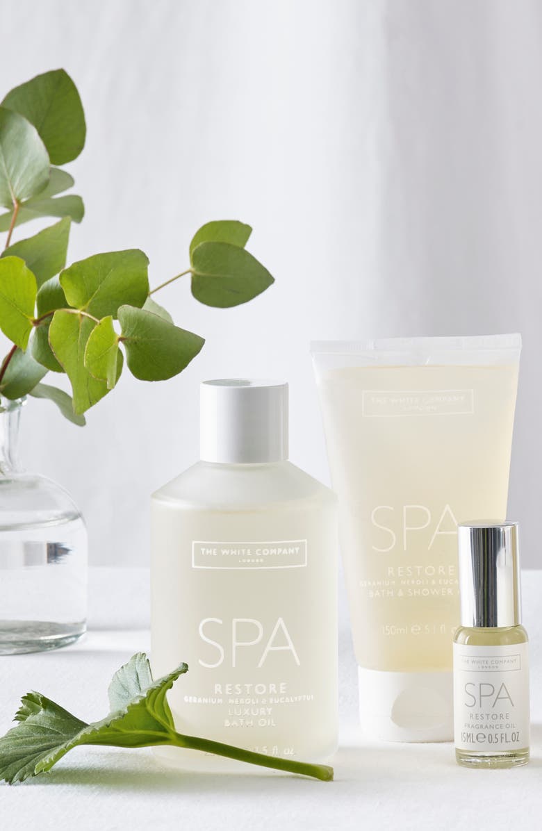 The White Company Spa Restore Luxury Bath Oil, Alternate, color, 