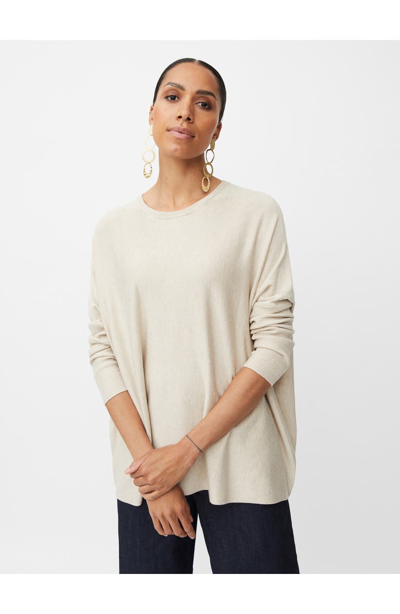 Masai Copenhagen MaFanasi Round Neck Oversized Sweater, Main, color, L Beige Mel