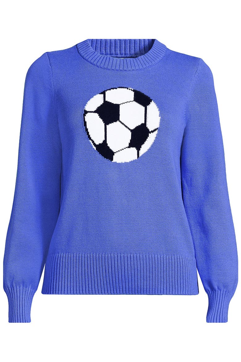 Plus Size Drifter Sports Icon Sweater, Alternate, color, Soccer/French Blue