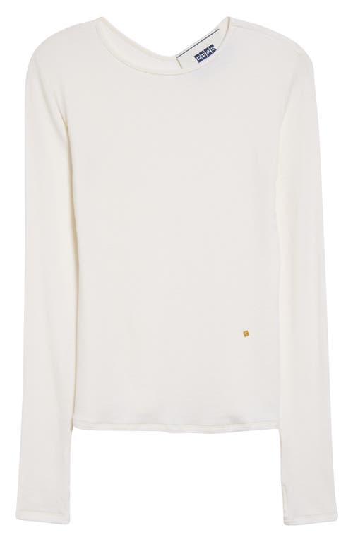 EENK EENK LONG SLEEVE COTTON RIB T-SHIRT