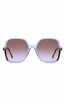 Carolina Herrera 56mm Square Sunglasses