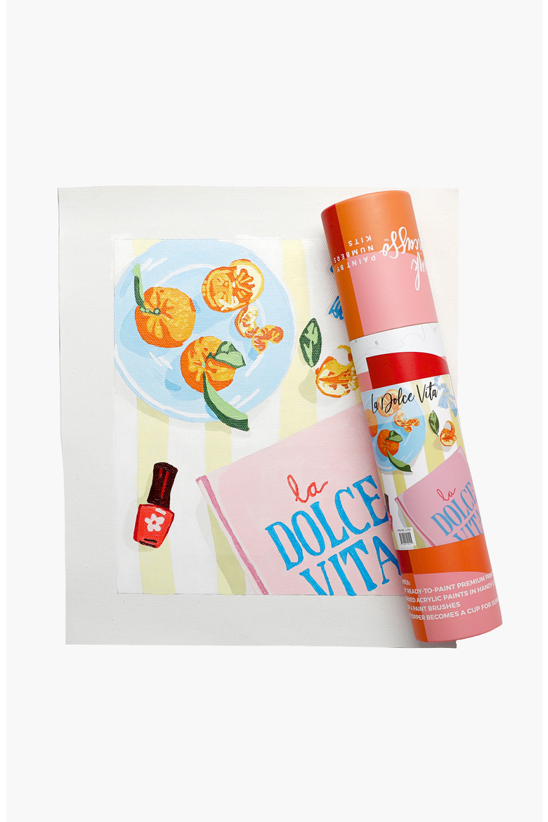La Dolce Vita Paint by Numbers Kit, Main, color, Multicolor