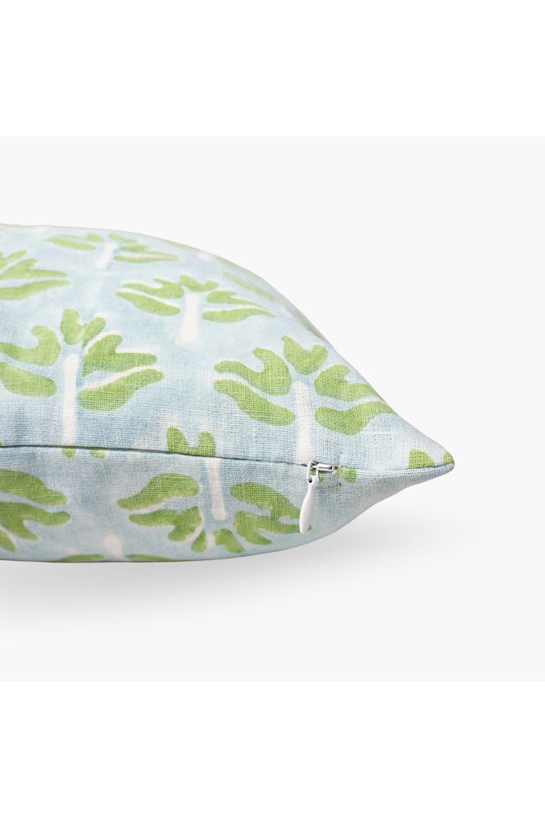 Zeenat Lumbar Throw Pillow Cover, Alternate, color, Powder Blue