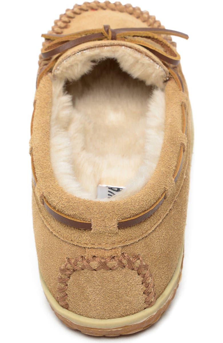Minnetonka Tilia Faux Fur Lined Slipper, Alternate, color, Cinnamon