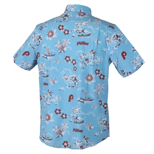 Reyn Spooner Light Blue Philadelphia Phillies Kekai Button-down Shirt