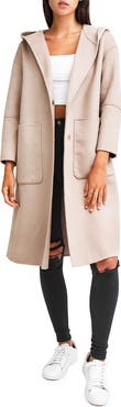 Belle & Bloom Walk This Way Wool Blend Oversized Coat