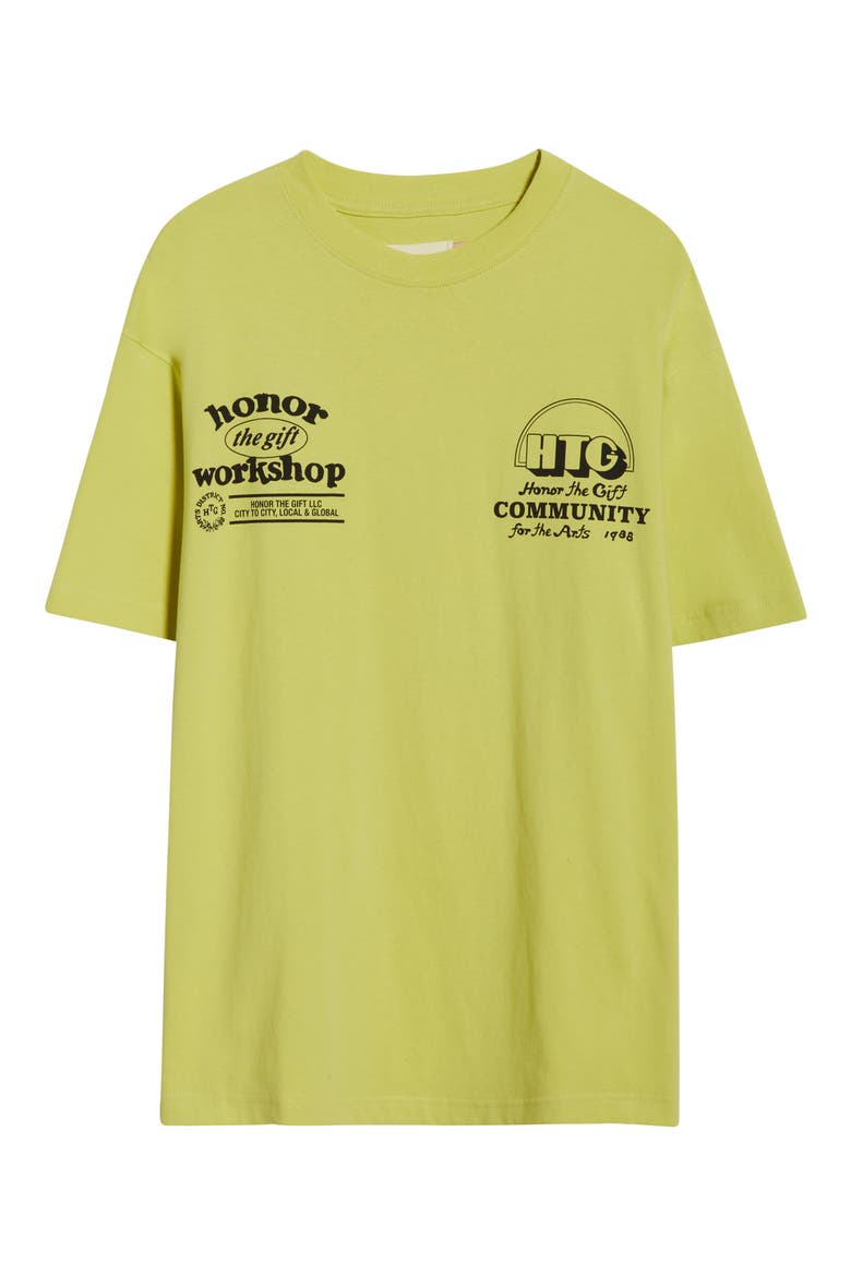 Workshop Graphic T-Shirt, Alternate, color, GREEN