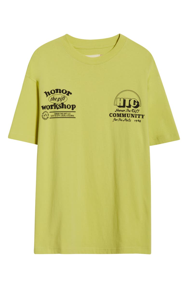 HONOR THE GIFT Workshop Graphic T-Shirt, Alternate, color, Green