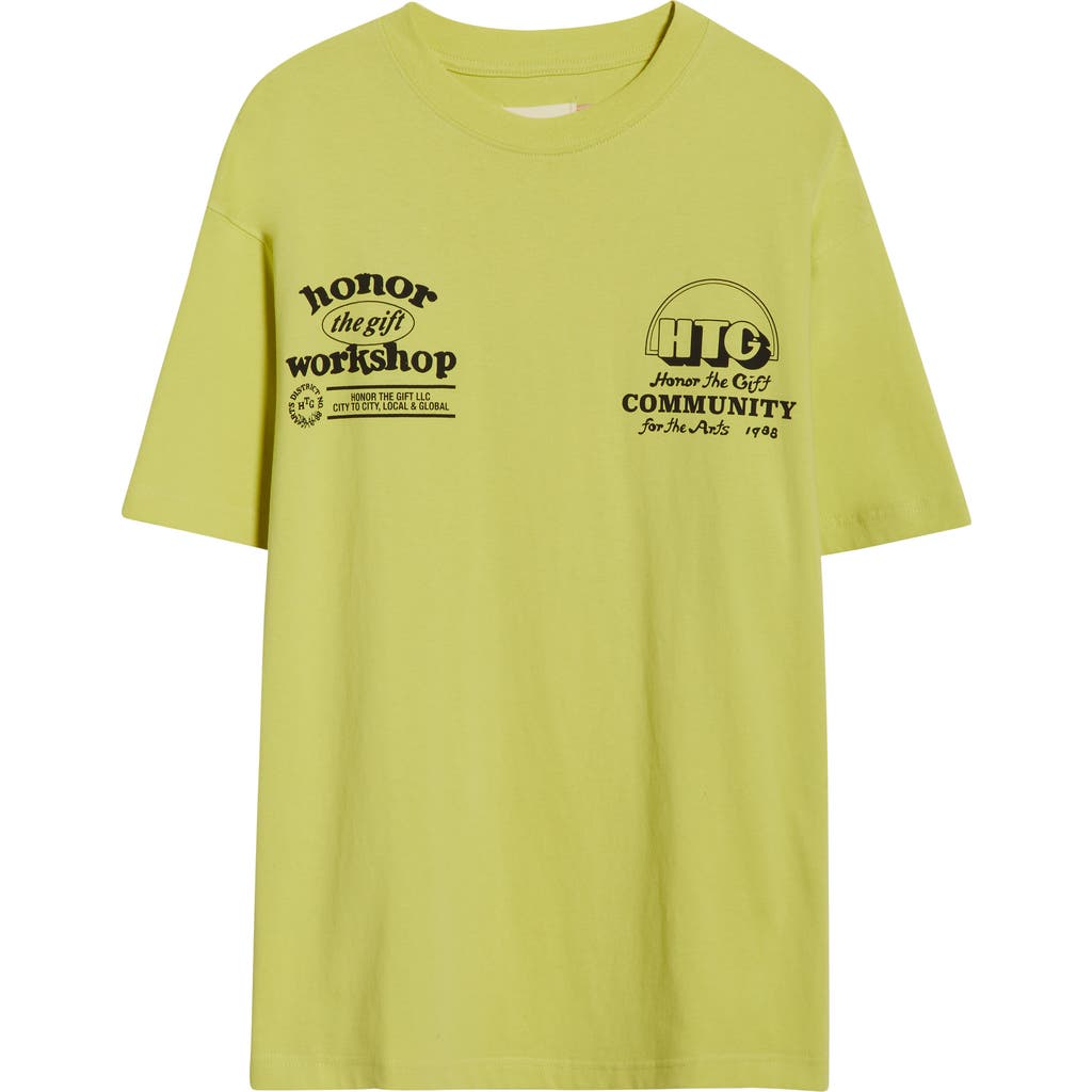 Honor The Gift Workshop Graphic T-shirt In Green