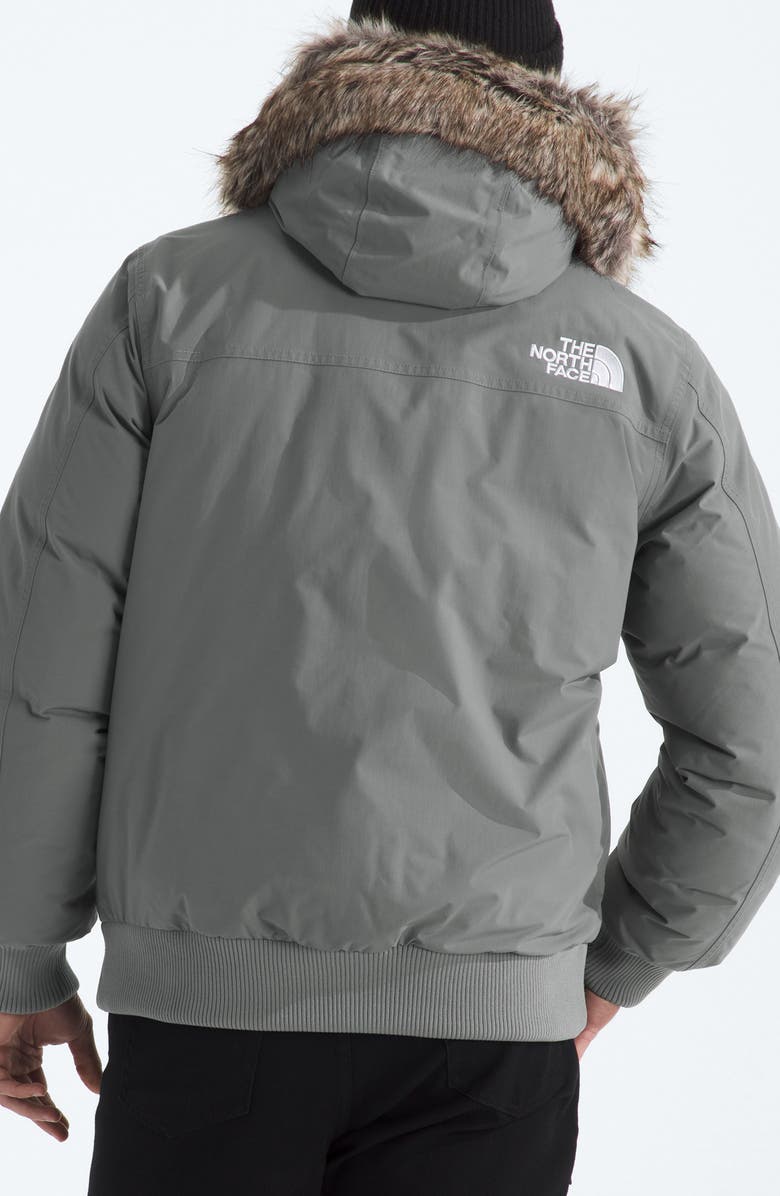 The North Face McMurdo Water Repellent 600 Fill Power Down Jacket with Removable Faux Fur Trim, Alternate, color, Smoked Pearl