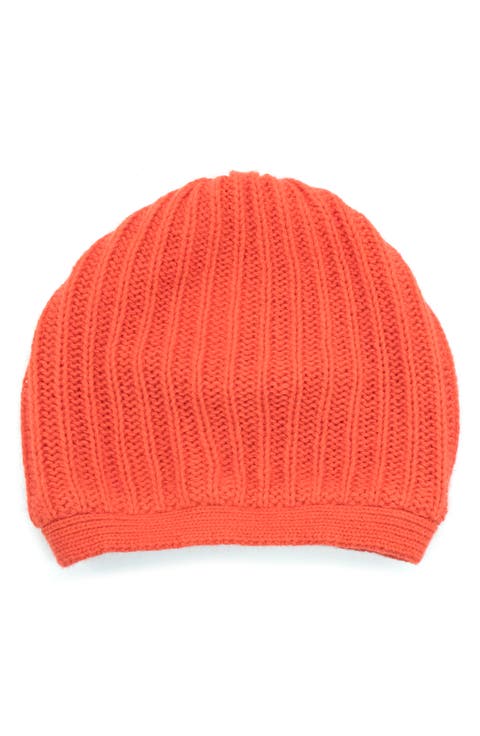 Rickrack Stitch Wool Blend Beanie