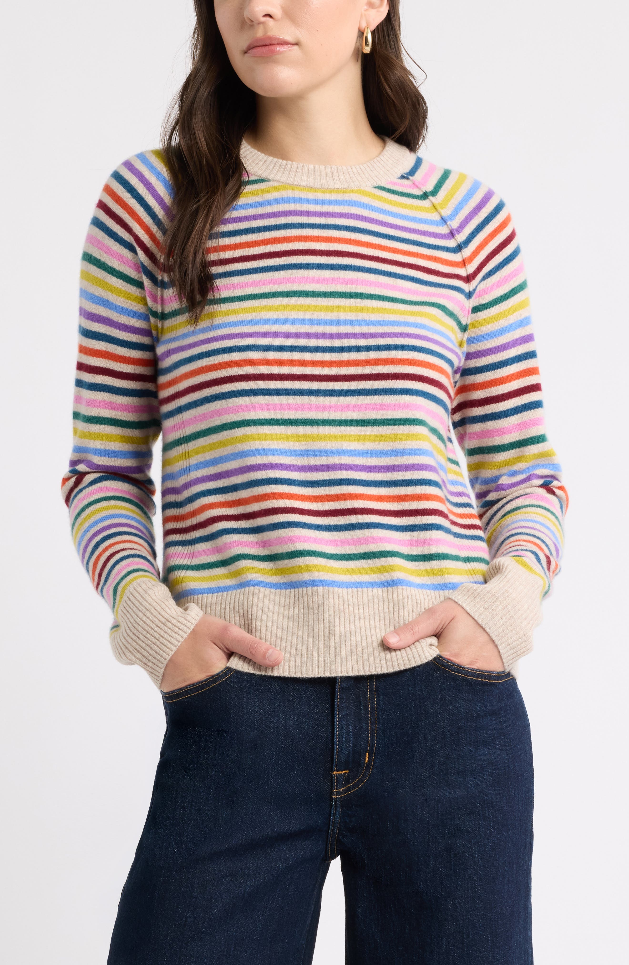OATMEAL MULTI BOWEN STRIPE