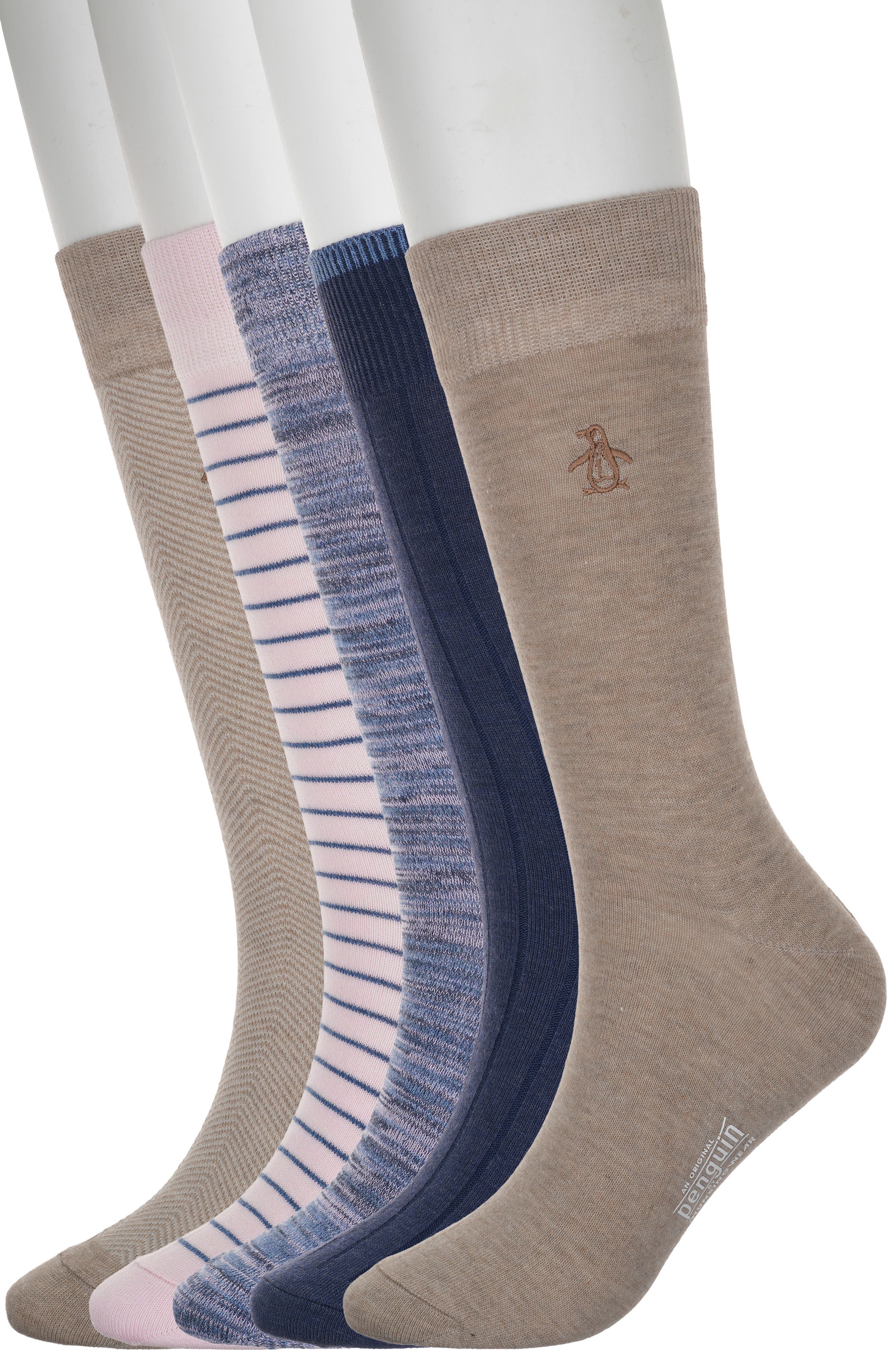 Original Penguin Assorted 3-Pack Crew Socks