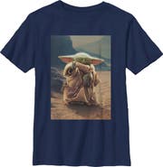 Star Wars: The Mandalorian and Grogu Boy's Star Wars The Mandalorian and Grogu The Child Force Poster  Graphic T-Shirt