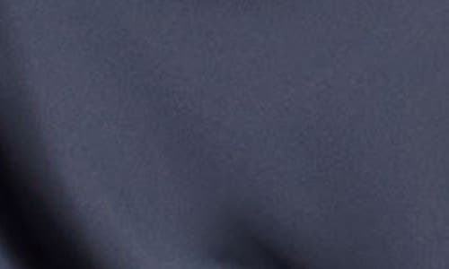Shop Ramy Brook Magdelena Mixed Media Minidress In Navy