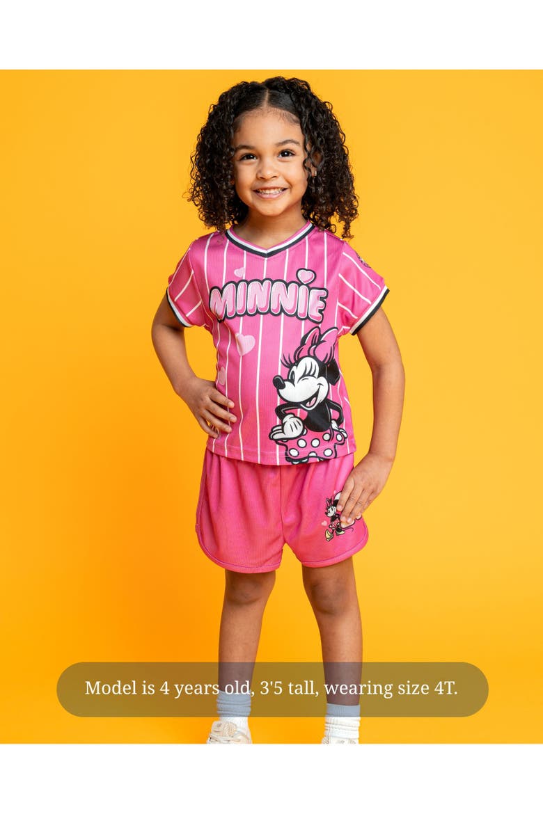 Minnie Mouse Soccer 2-Piece T-Shirt and Shorts Set, Alternate, color, Rose Pink Minnie