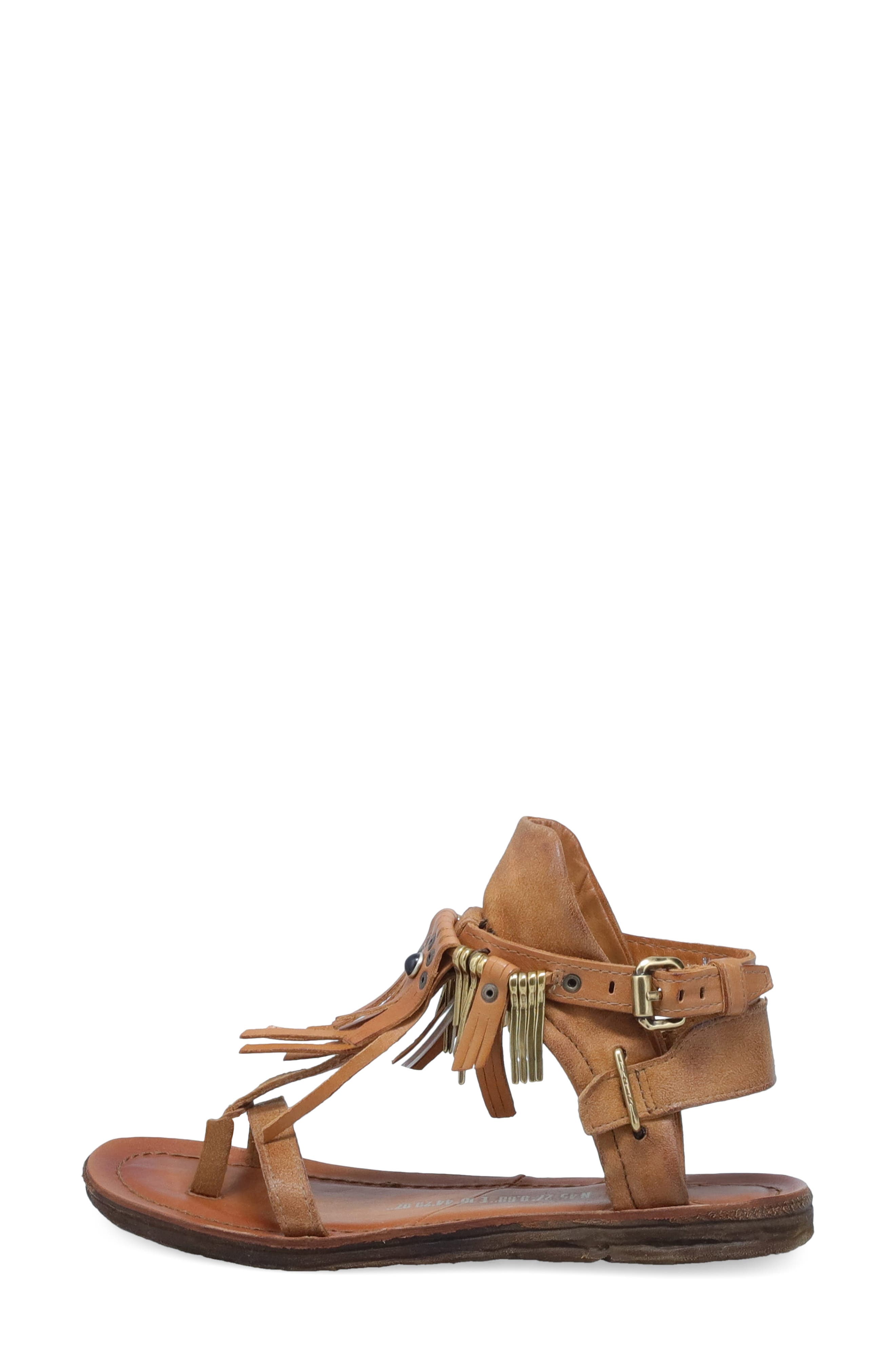 Raleigh Ankle Strap Sandal, Alternate, color, CAMEL