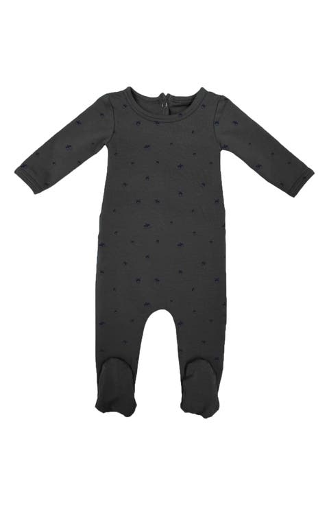 Acorn Print Footie (Baby)