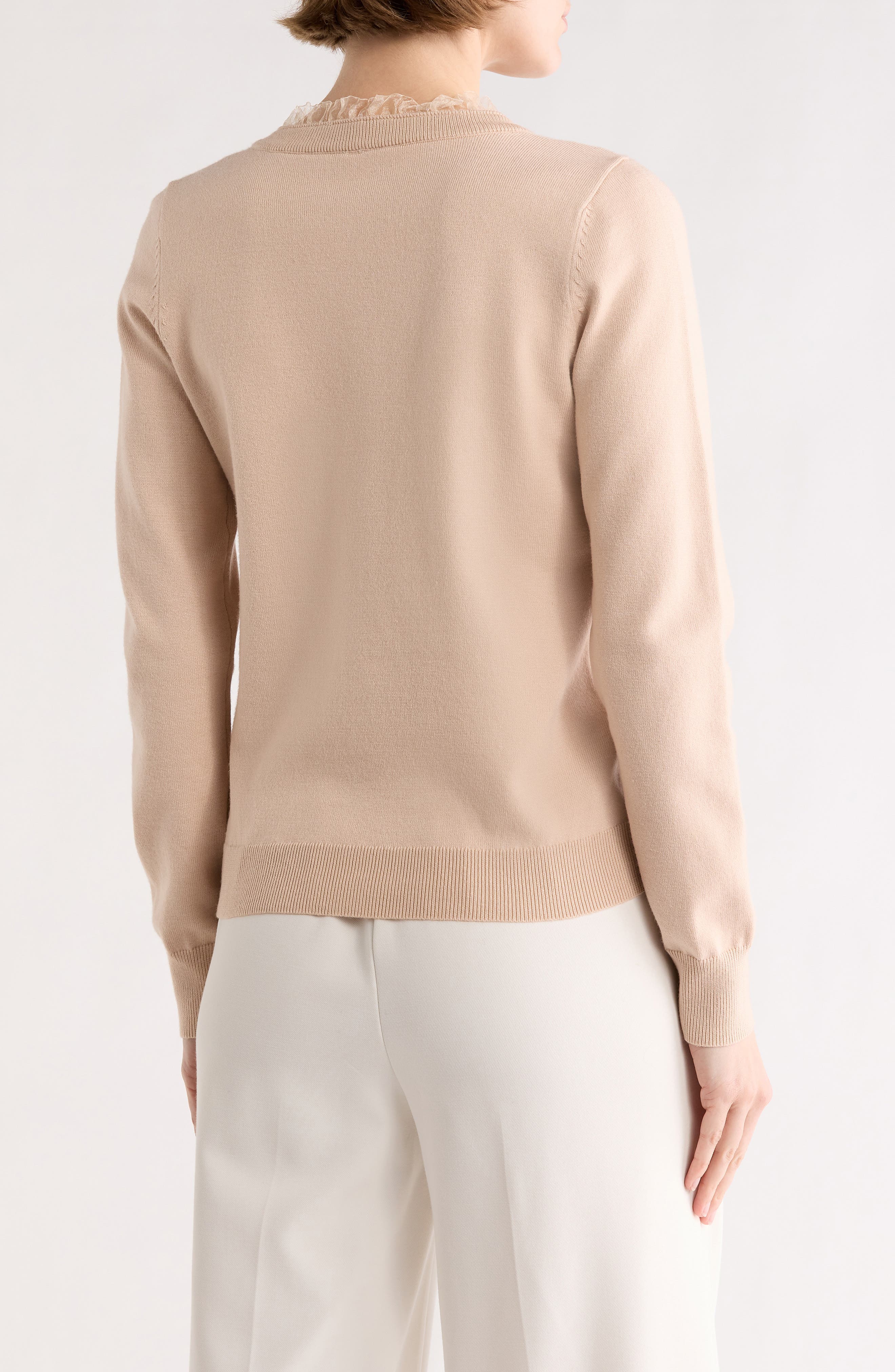 Alma Ruffle Cardigan - image 2