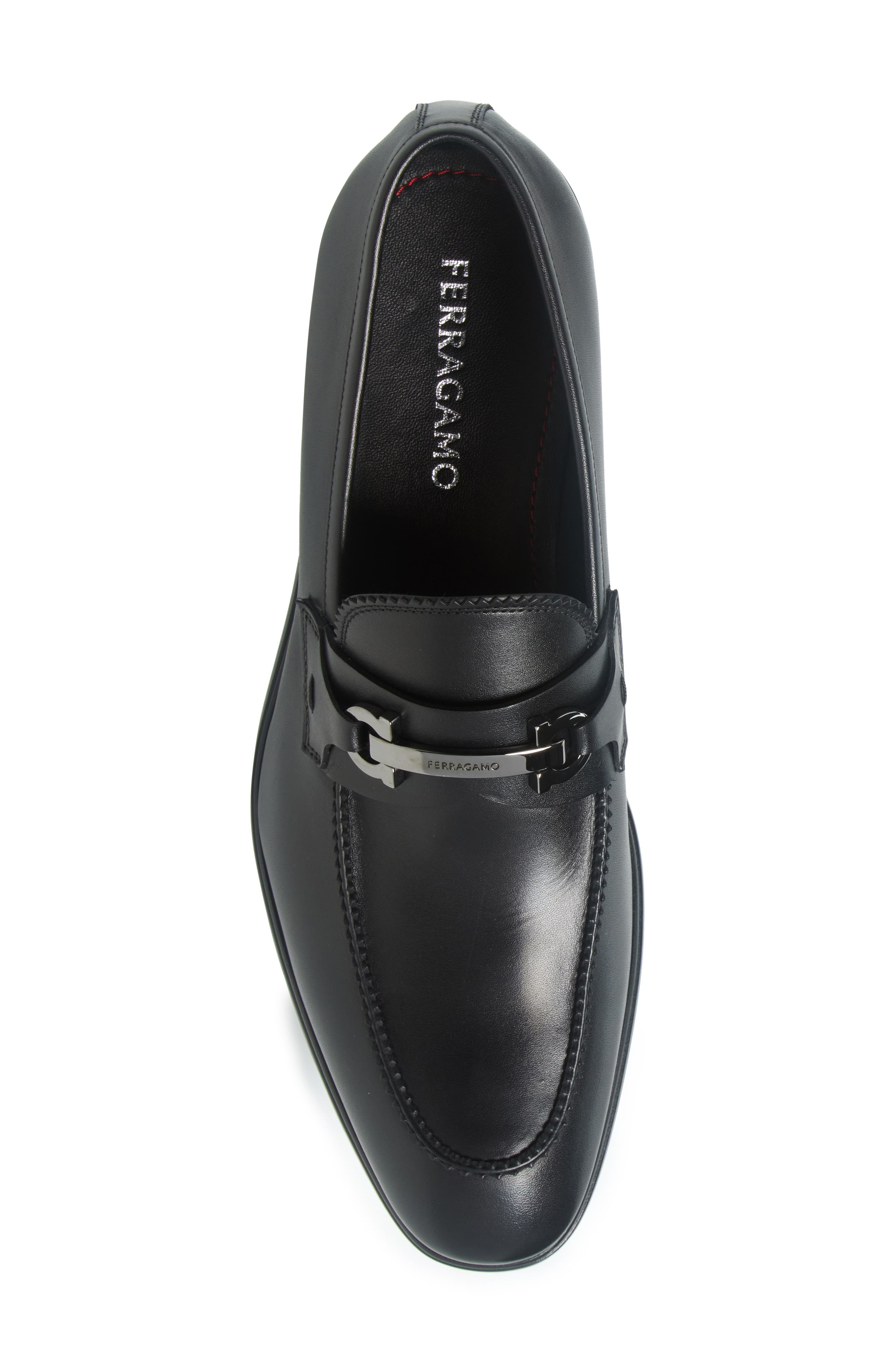 FERRAGAMO Boston Loafer, Alternate, color, Nero