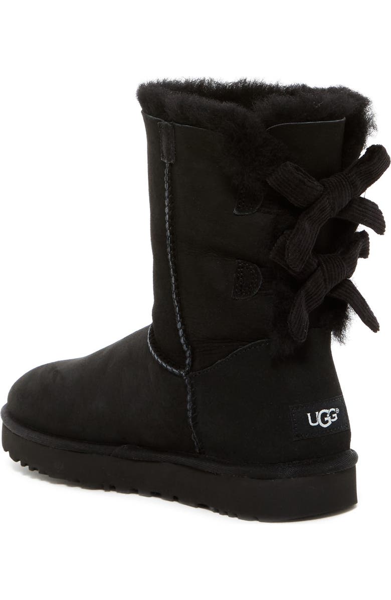 UGG<sup>®</sup> Bailey Twinface Genuine Shearling & Bow Corduroy Boot, Alternate, color,