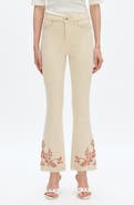 Bayeas Embroidered High Waist Bootcut Jeans