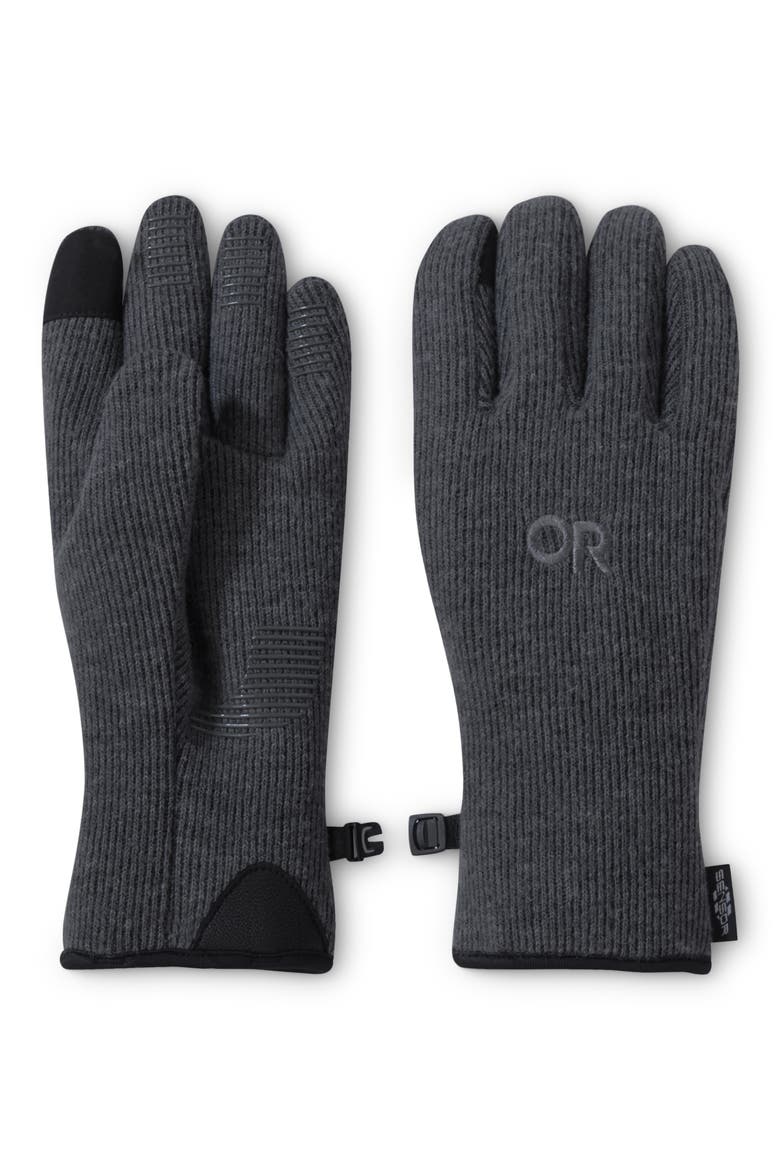 Flurry Sensor Gloves, Main, color, CHARCOAL