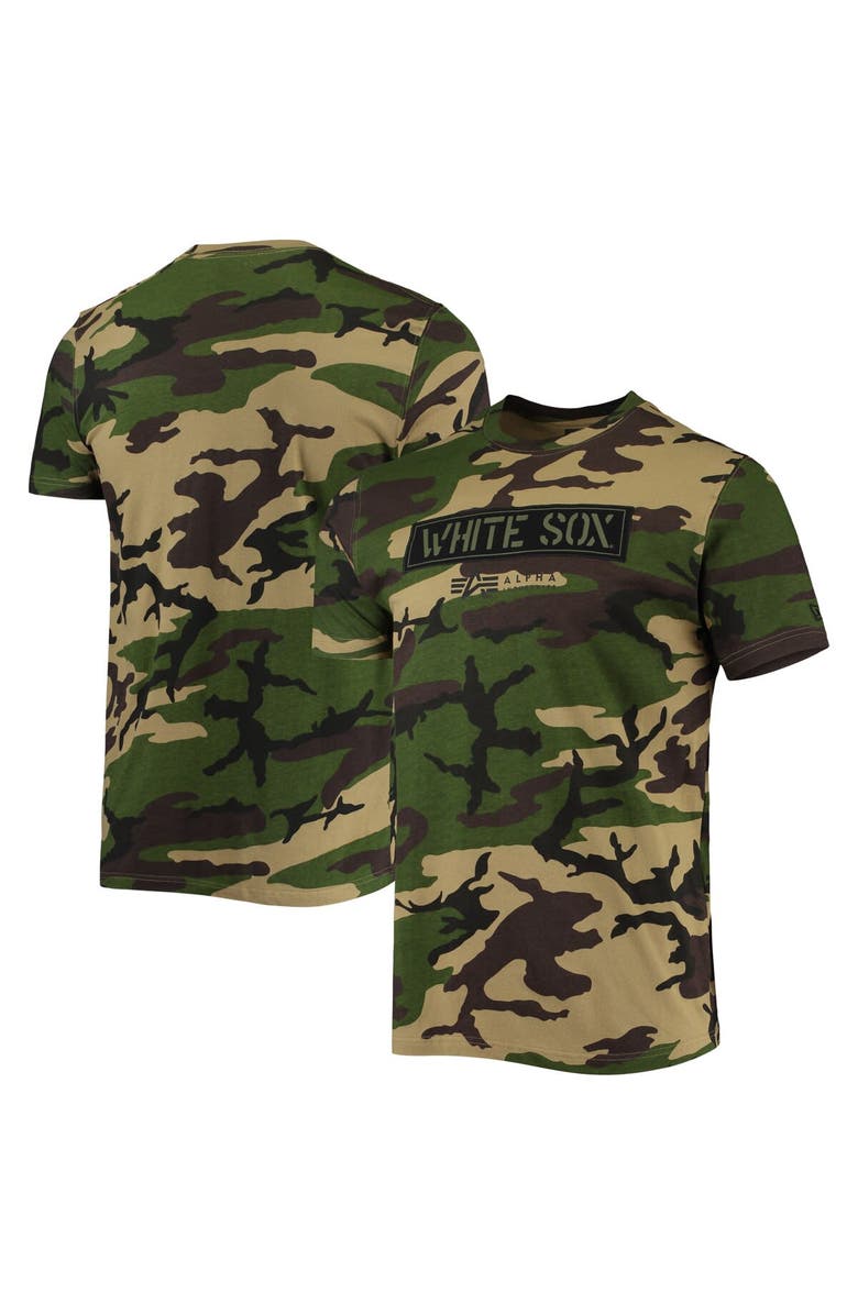New Era Men's New Era Camo Chicago White Sox Club T-Shirt, Main, color, 