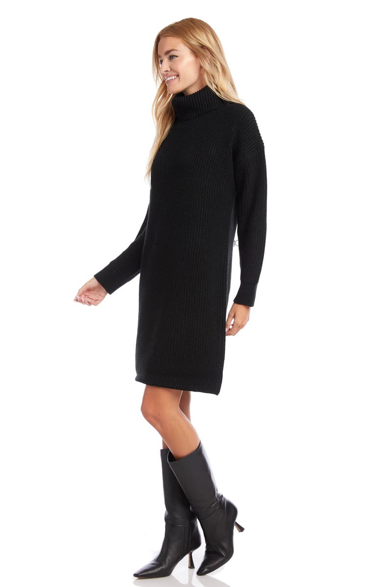 Karen Kane Long Sleeve Turtleneck Sweater Dress, Alternate, color,