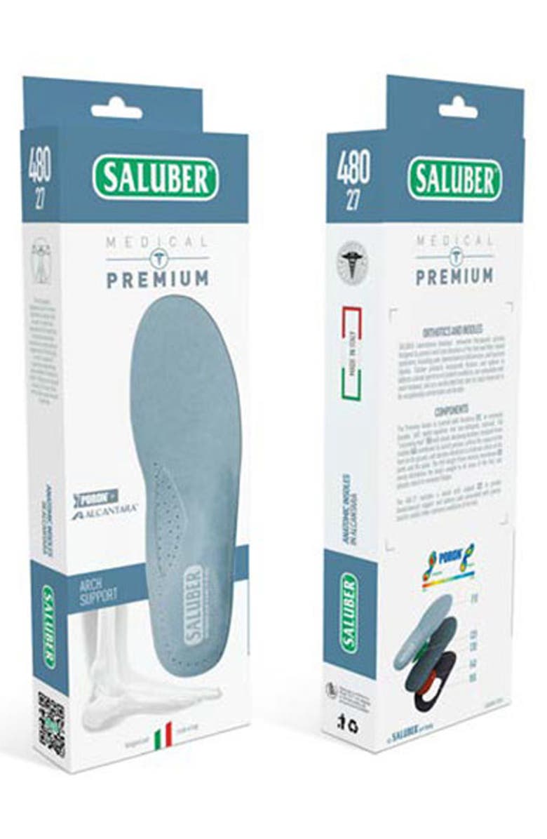 Saluber Premium Full Length Orthotic Insole, Alternate, color, Blue