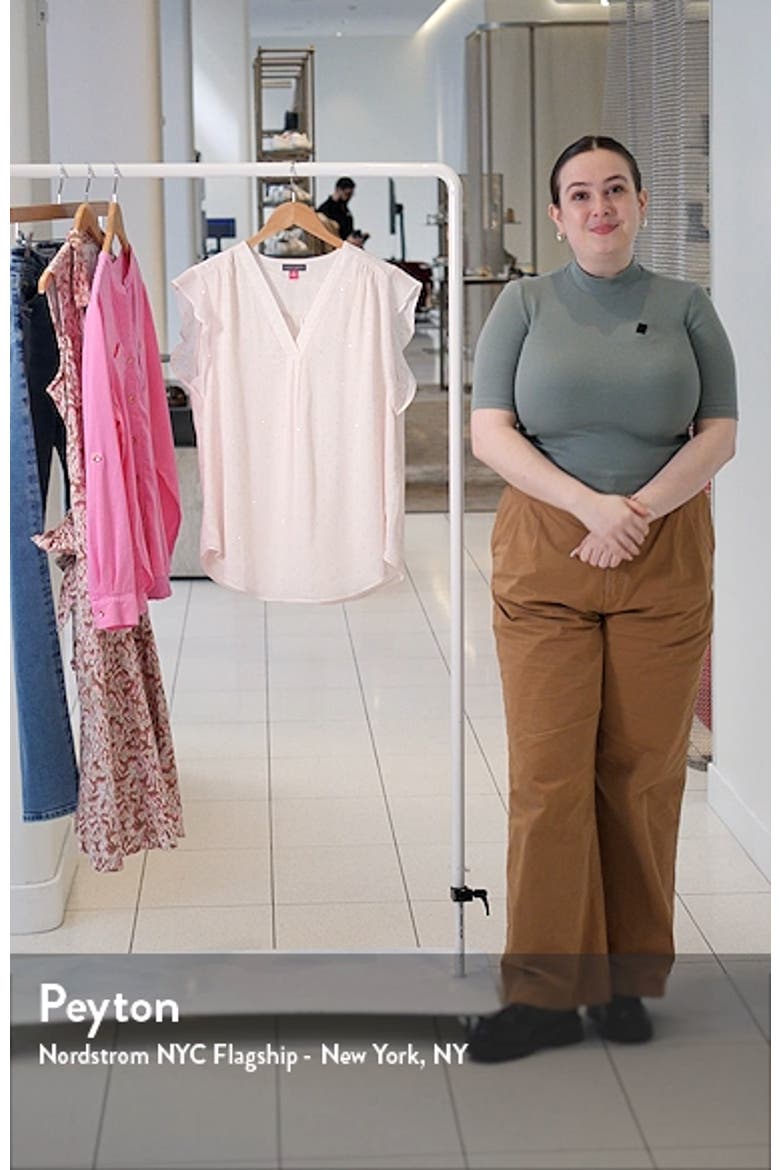 Beaded Cap Sleeve Top video