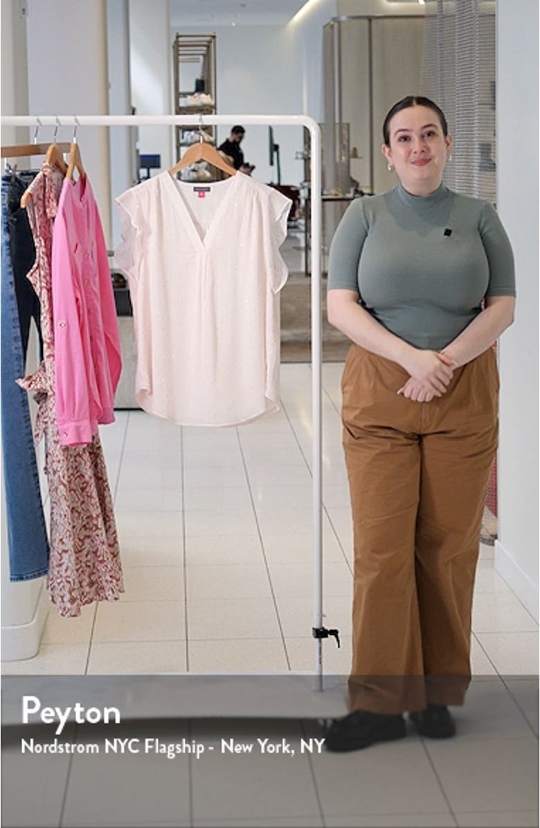 Beaded Cap Sleeve Top, sales video thumbnail