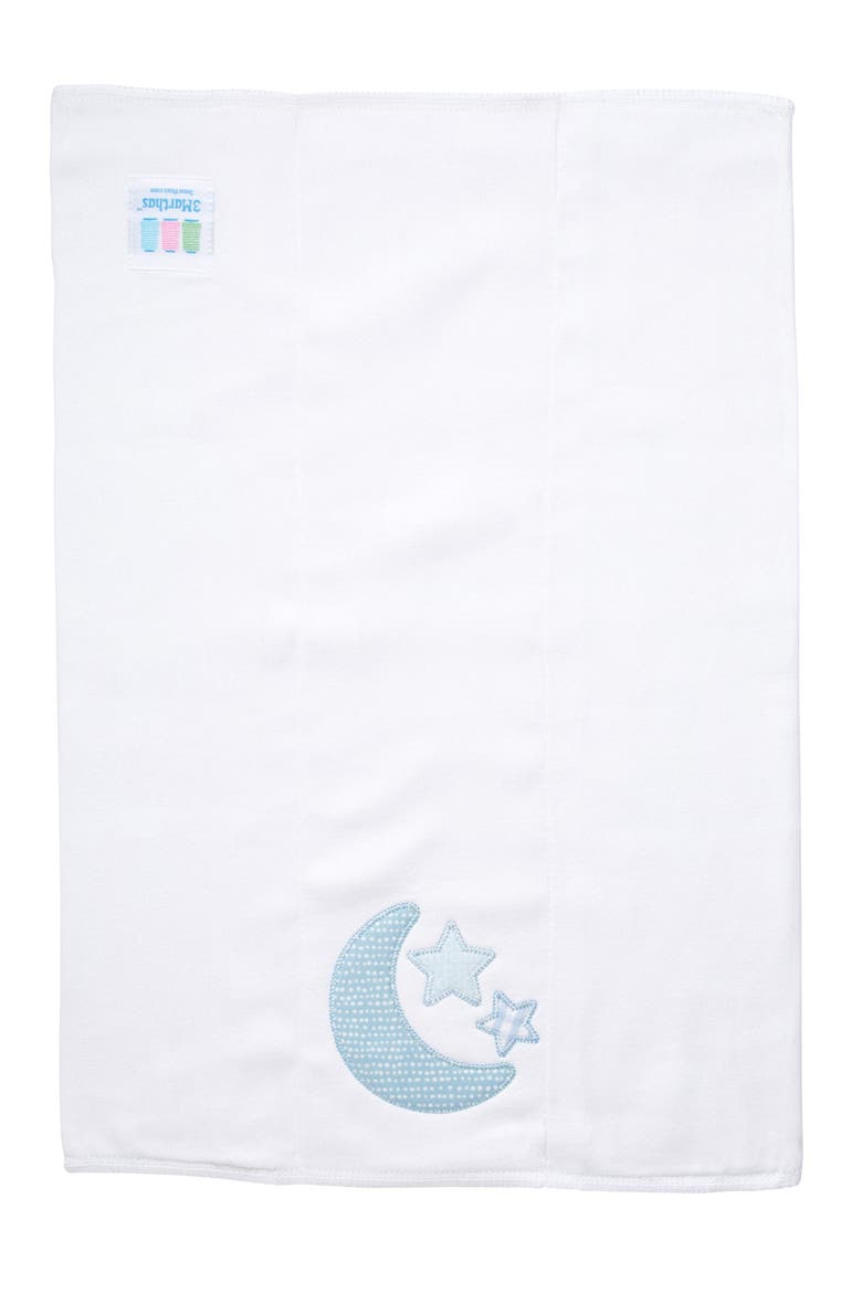 Classic Adventures Applique Burp Cloth, Alternate, color, Blue Lullaby