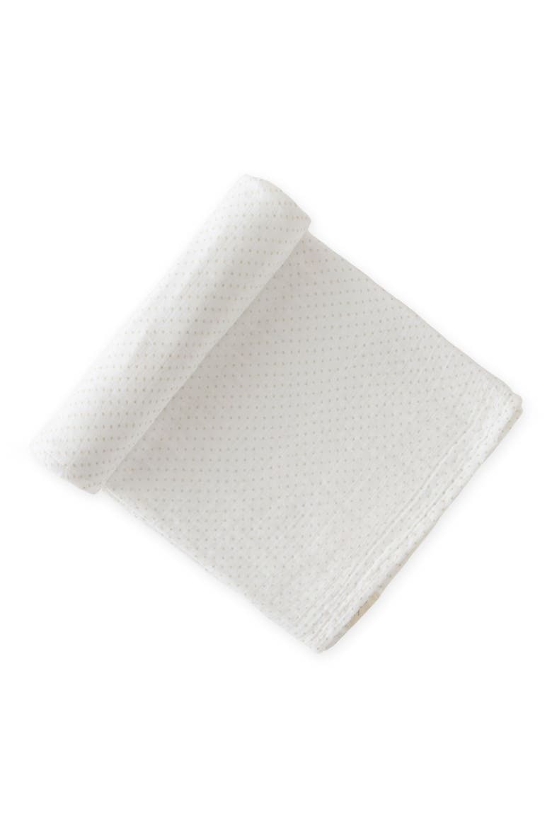 Pin Dot Organic Cotton Swaddle, Main, color, PIN DOT PEBBLE
