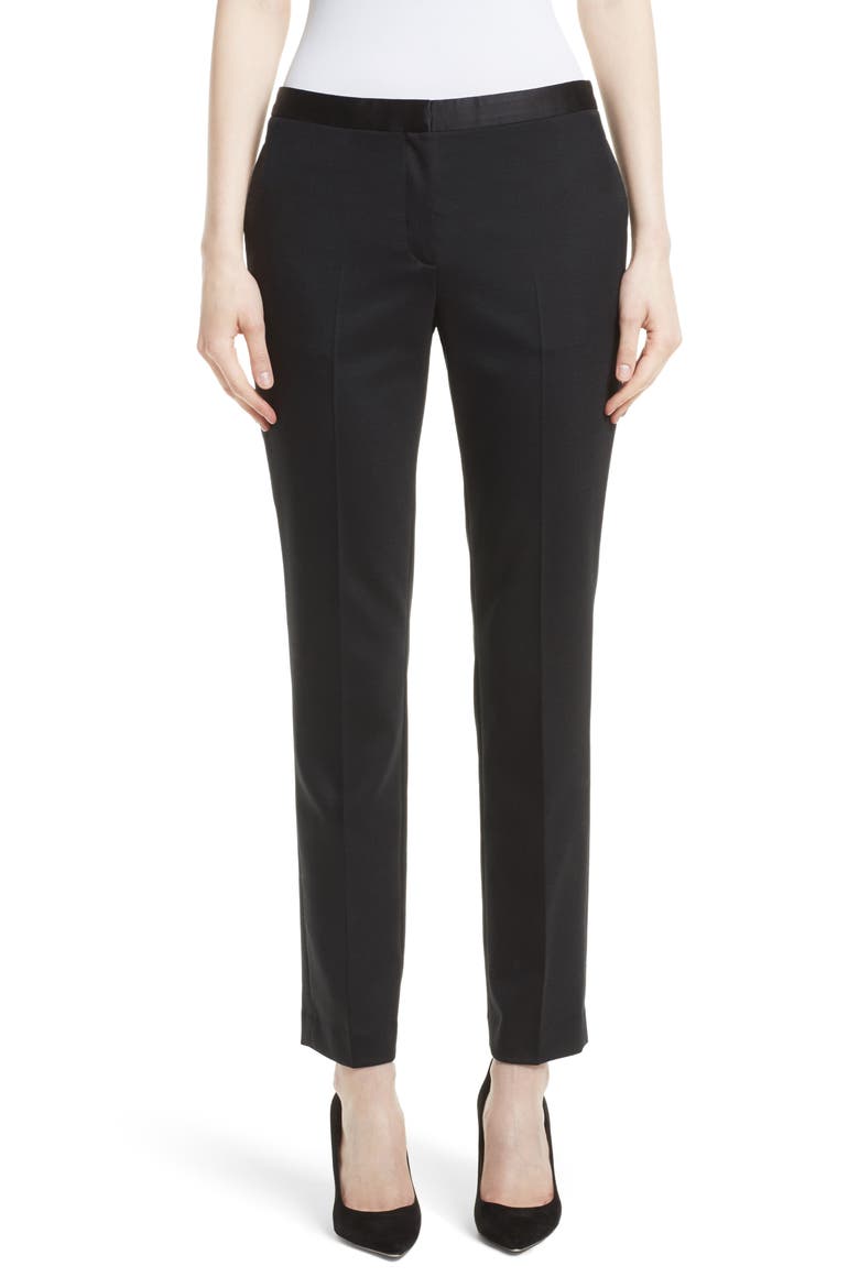 Tuxedo Suit Pants, Main, color, BLACK