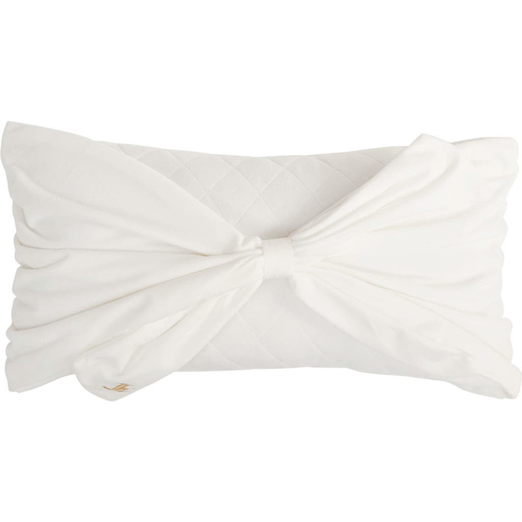 Juicy Couture Velvet Bow Accent Pillow