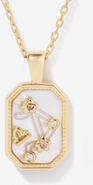 Little Sky Stone Birthstone Zodiac Charm Necklace