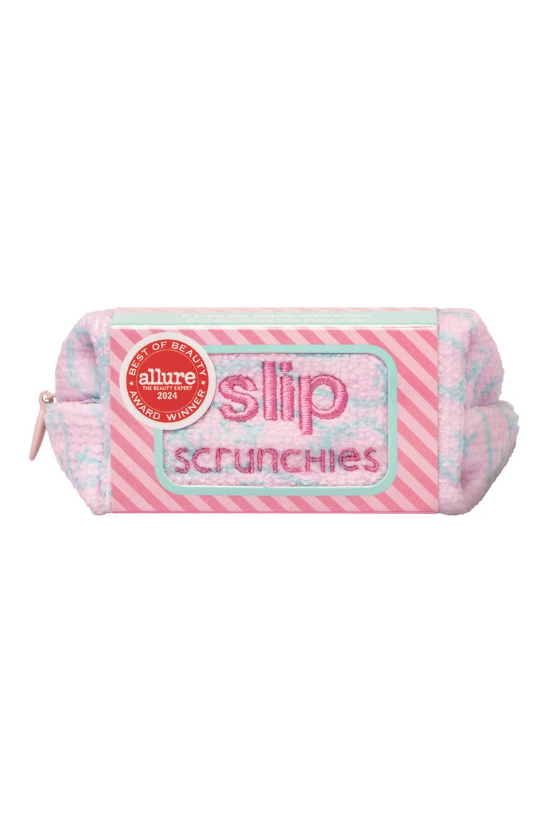 High Tide Pure Silk Skinny Scrunchie Set, Alternate, color, HIGH TIDE