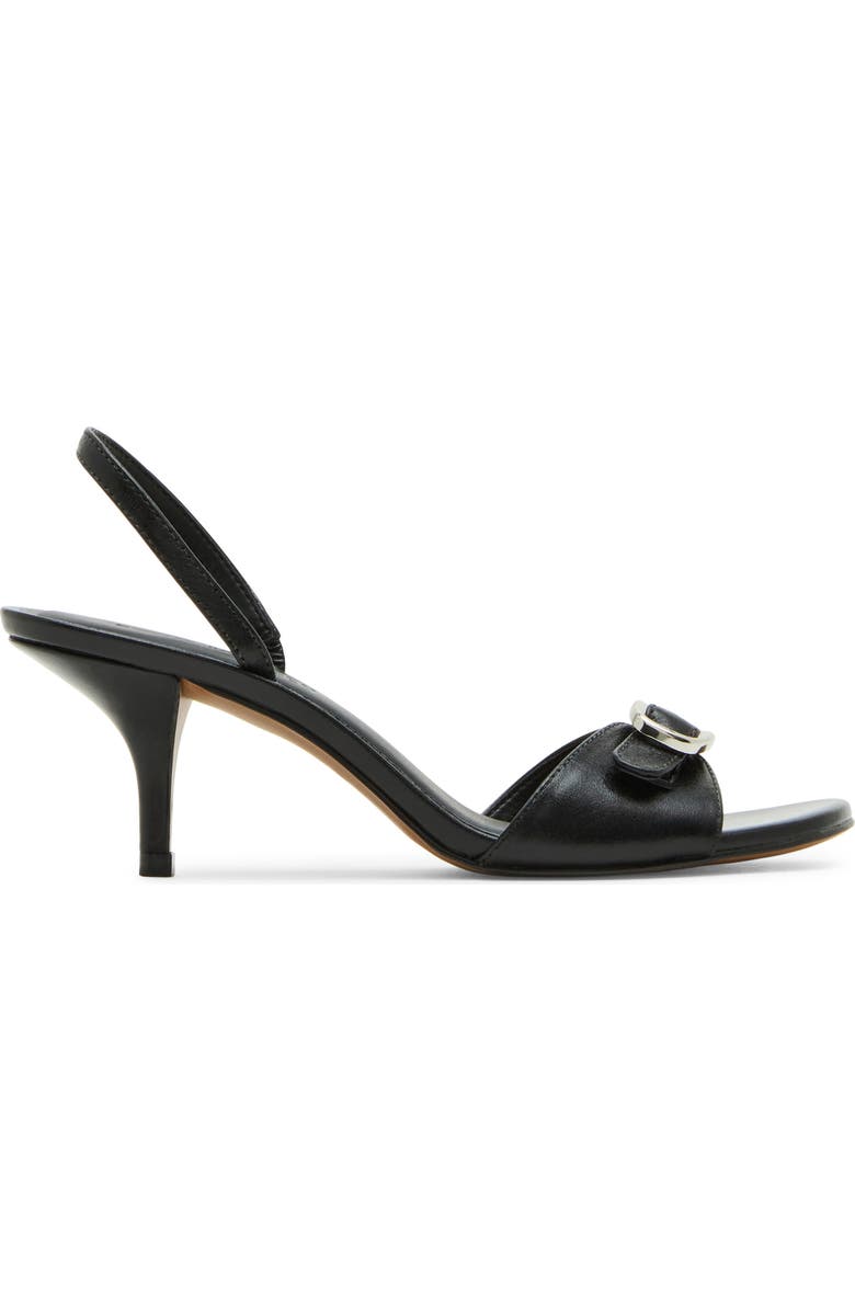 Steve Madden Henrietta Slingback Sandal, Alternate, color, Black Leather