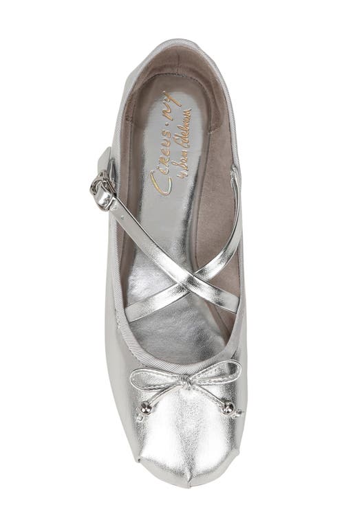 Circus Ny By Sam Edelman Zuri Ballet Flat In Silver