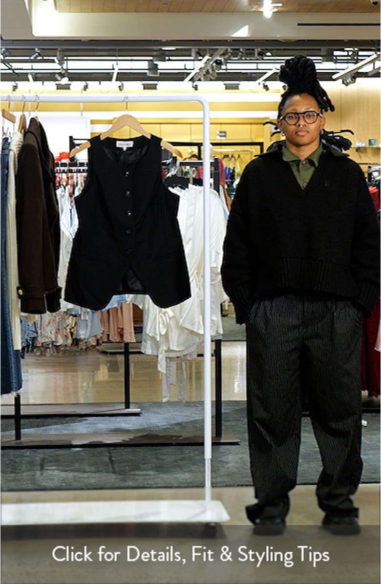 Anna Long Cutaway Vest, sales video thumbnail