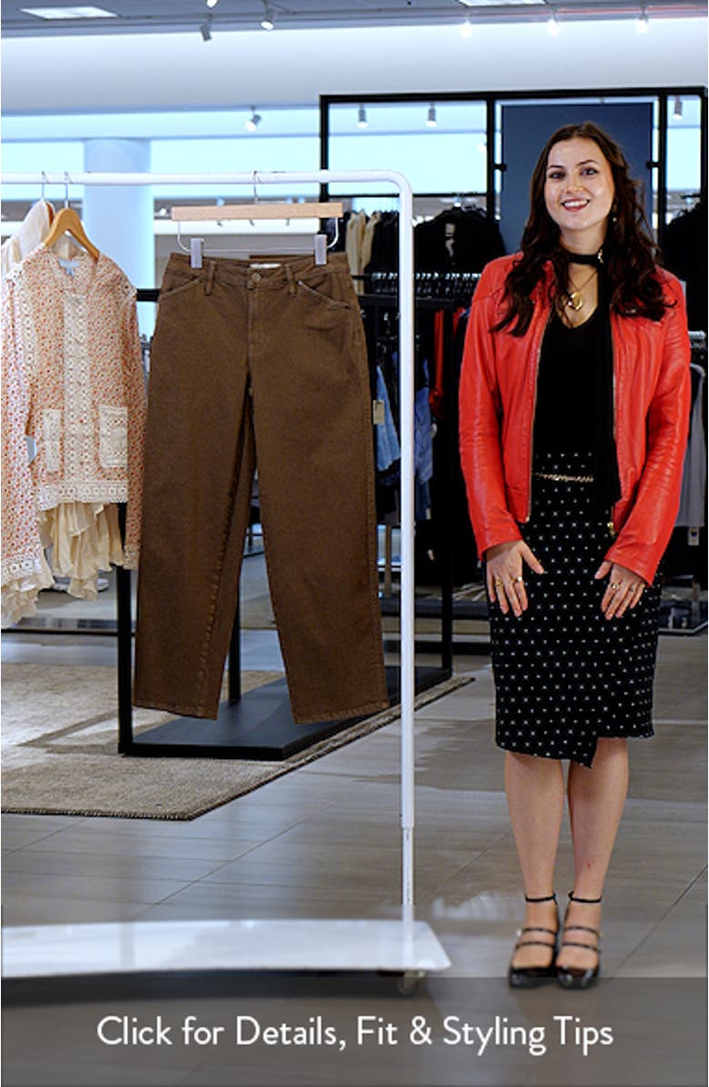 High Waist Relaxed Straight Leg Jeans, sales video thumbnail