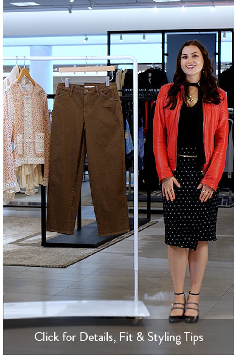 High Waist Relaxed Straight Leg Jeans video