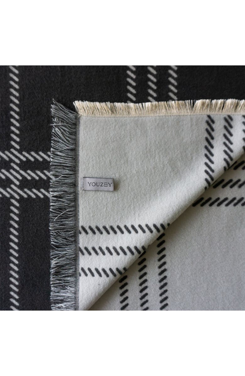 Youzey CozyLux Ultimate Comfort Reversible Blanket, Alternate, color, Grey