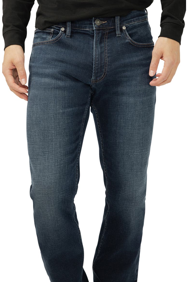 Konrad Slim Straight Leg Jeans, Alternate, color, STRAND