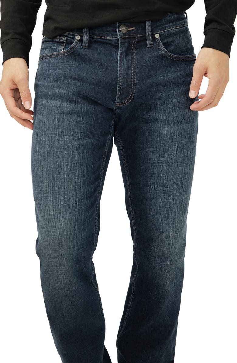 Silver Jeans Co. Konrad Slim Straight Leg Jeans, Alternate, color, Strand