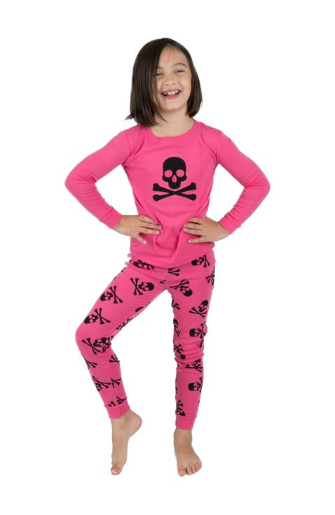 Kids Two-Piece Cotton Halloween Matching Family Pajamas, Fun Prints (Toddler, Little Kid & Big Kid)