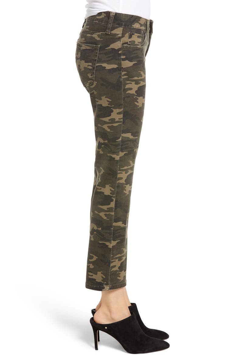 Prosperity Denim Camo Print Crop Flare Jeans, Alternate, color, 