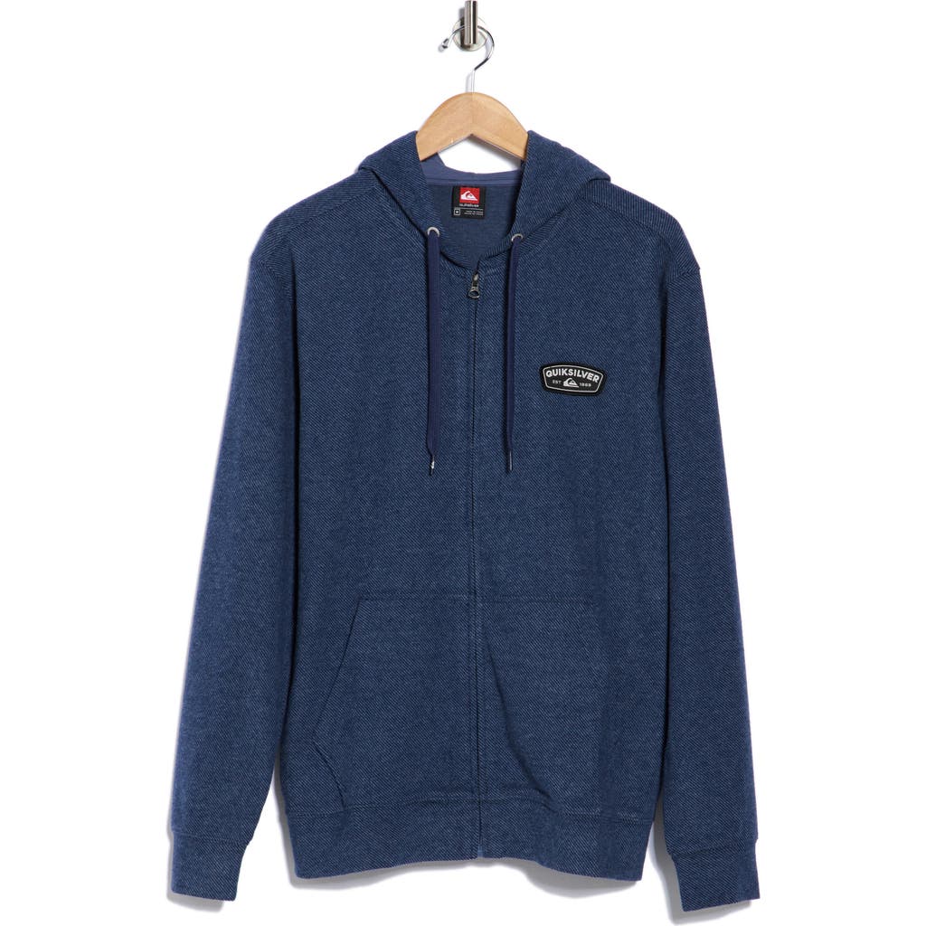 Quiksilver Nate Zip Hoodie In Blue